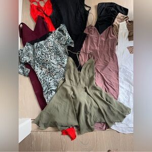 13 Dress bundle: Bebe, Marciano, oh Polly, BooHoo, CityLuxe